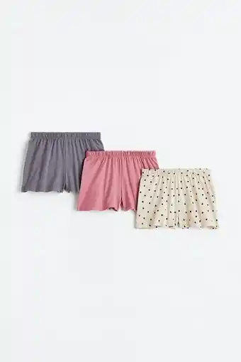 H&M Pack de 3 shorts en algodón oferta