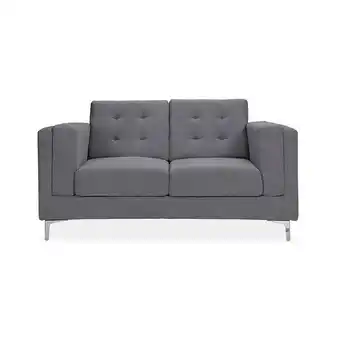 Tugó Sofá 2p bolton gris claro cromo oferta
