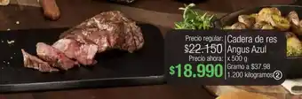 Jumbo Cadera de res Angus Azul x 500 g oferta