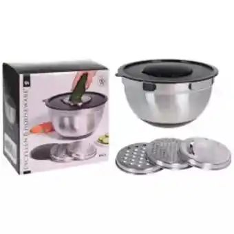 Home Sentry Bowl mezclador excellhouse en acero inoxidable 25cm con 3 ralladores a12405340 oferta