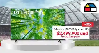 Televisor LG 65 Pulgadas LED