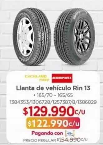 Easy Llanta de vehículo Rin 13 • 165 / 70 - 165 / 65 oferta