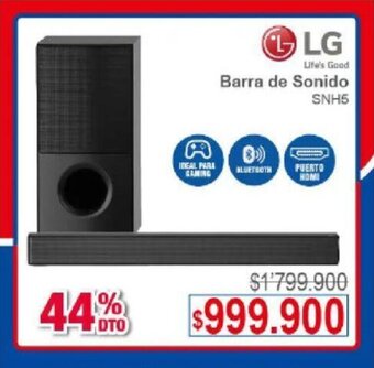 Ktronix LG Barra de Sonido SNH5 oferta