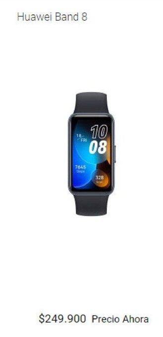 Claro Huawei Band 8 oferta