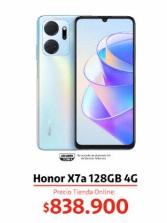 Claro Honor X7a 128GB 4G oferta