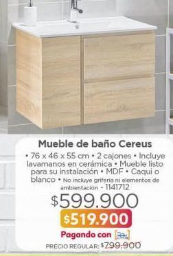 Easy Mueble de baño cereus oferta