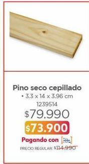 Easy Pino seco cepillado oferta
