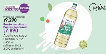 Metro Aceite de soya cuisine & co x 900ml oferta