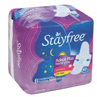 Droguerías Colsubsidio Toallas higiénicas stayfree nocturna con alas nocturna oferta