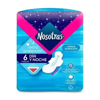 Toalla higiénica extraprotección tela x 6unidades