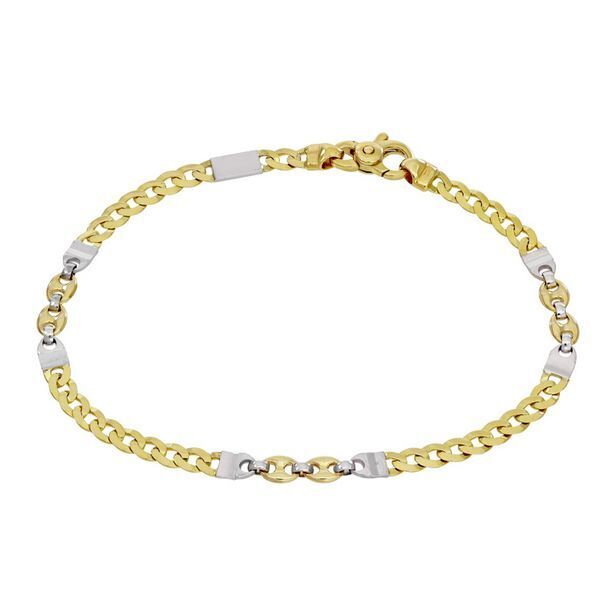 Kevin's Joyeros Pulsera en oro amarillo de 18 kilates, 21 cm. de largo, 4 mm. de ancho oferta