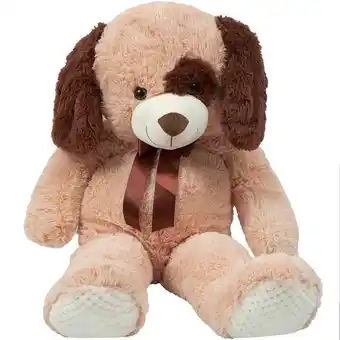 Alkosto Peluche perro moño café oferta