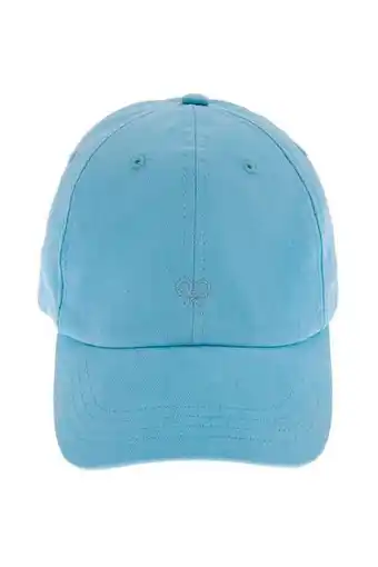 Gorra azul con bordado para hombre