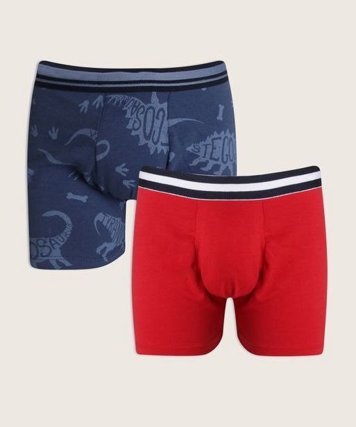 Pat Primo Pantaloncillo boxer niño paq x2 estampado/unicolor oferta