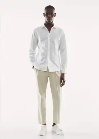 Mango Camisa slim-fit algodón oferta