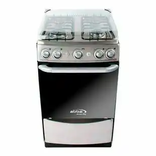 Alkomprar Estufa de Piso ABBA Master Chef 4 Puestos Gas Natural AB201-6M Plateado oferta