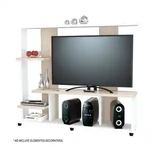 Alkomprar Centro de Entretenimiento INVAL 12802 Arena Blanco oferta