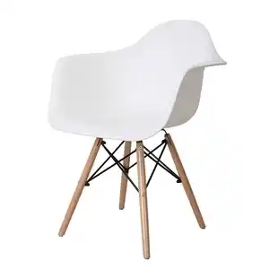 Alkomprar Silla TUKASA con Brazos Diseño Blanca 80044W oferta