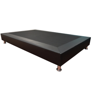 Alkomprar Base Cama TUKASA Doble Ecocuero Negro oferta