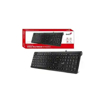 Falabella Teclado alámbrico genius slimstar 230 negro oferta