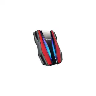 Falabella Disco duro adata externo retroiluminado 1tb rojo oferta
