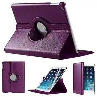 Falabella Estuche giratorio 360 cuero ipad air 1 morado oferta