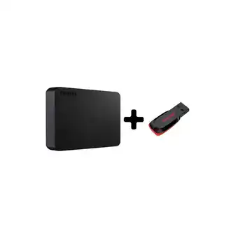 Falabella Disco duro toshiba canvio basics 4tb + usb 16gb oferta