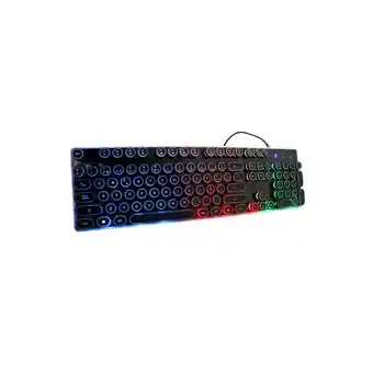Falabella Teclado mecanico teclas redondas retroiluminado ng oferta