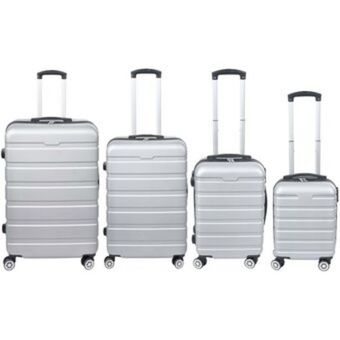 Linio Set 4 maletas viaje rigidas tour abs 4 ruedas oferta