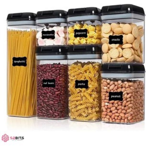 Linio Set recipientes sellables herméticos para alimentos 7 piezas oferta