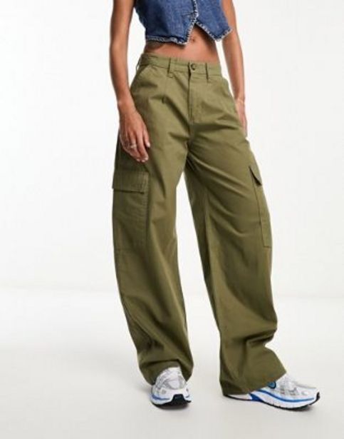ASOS Asos design oversized cargo trouser in olive oferta