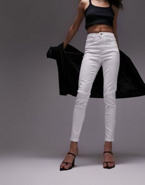 ASOS Topshop jamie jeans in white oferta