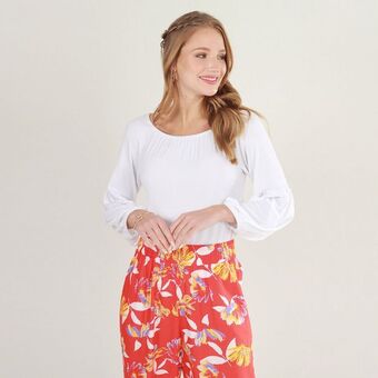 Fuera de Serie Camiseta cuello redondo manga larga oferta