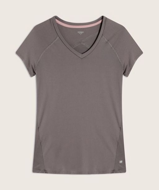 Pat Primo Camiseta para mujer, cuello en v, manga corta, con detalles tipo malla oferta