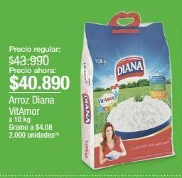 Jumbo Arroz diana vitamor x 10 kg oferta