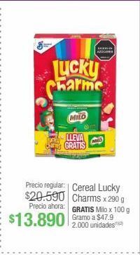 Jumbo Cereal lucky charms x 290 g oferta