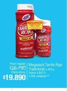 Jumbo Megapack tarrito rojo tradicional x 465 g oferta