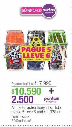 Jumbo Alimento lácteo bonyurt surtido oferta