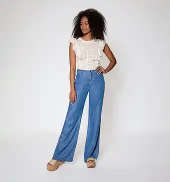 Studio F Jean palazo tiro alto clasico 5 bolsillo oferta