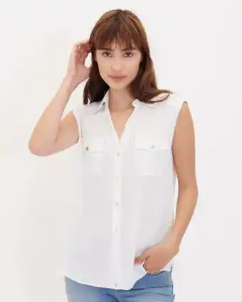 Julio Blusa camisera jacquard rayas oferta
