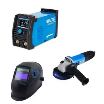 Constructor Soldador 140 amp si6140 + pulidora 4 1/2 pulgadas 1141 + careta 501 oferta