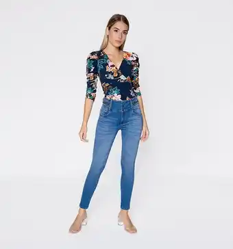 Studio F Jean ultraslim con cierres decorativos e oferta
