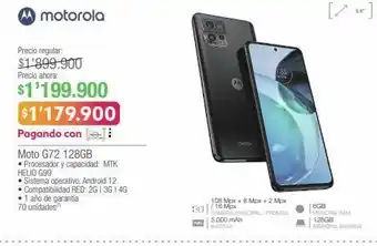 Jumbo Moto g72 128gb oferta
