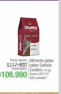 Jumbo Alimento gatos sabor salmón cordero x 8 kg oferta