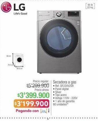 Jumbo Secadora a gas oferta