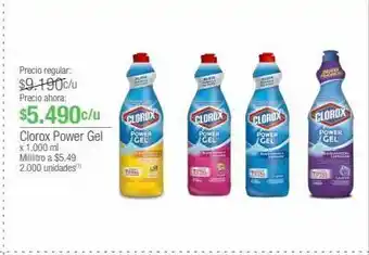Jumbo Clorox power gel x 1.000 ml oferta