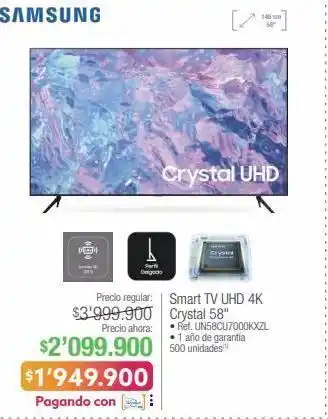 Jumbo Smart tv uhd 4k crystal 58 oferta