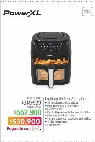 Jumbo Freidora de aire vortex pro oferta