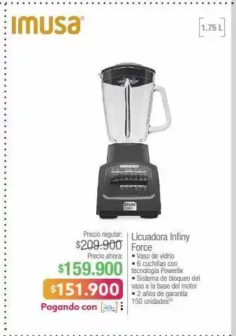 Jumbo Licuadora infiny force oferta