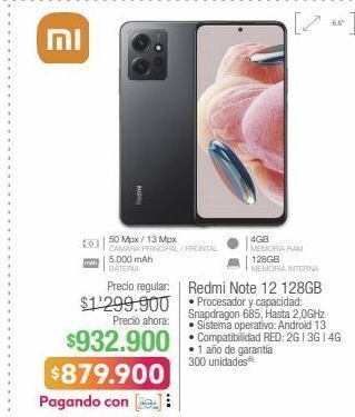 Jumbo Redmi note 12 128gb oferta
